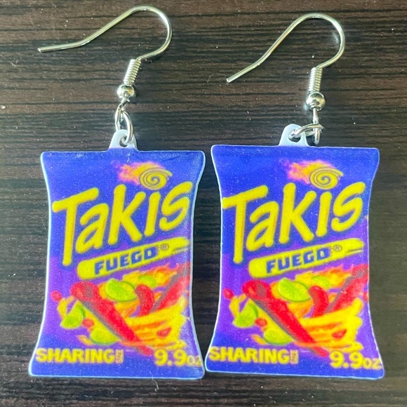 🆕 Takis Fuego Earrings - Picture 1 of 1